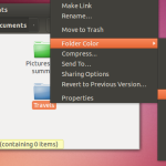 Change folder icon colours in Ubuntu Linux !